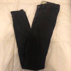 SOLD Hollister black high waisted jeggings